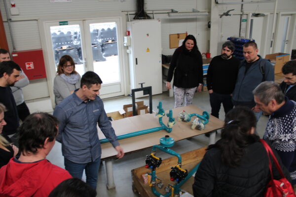 Theory and practice all in one. We welcomed employees from GasNet in our training centre