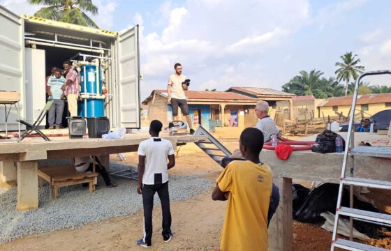 Mission Kade: Commissioning of a containerized water treatment plant in Ghana | HUTIRA