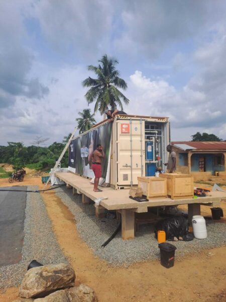 Mission Kade: Commissioning of a containerized water treatment plant in Ghana | HUTIRA