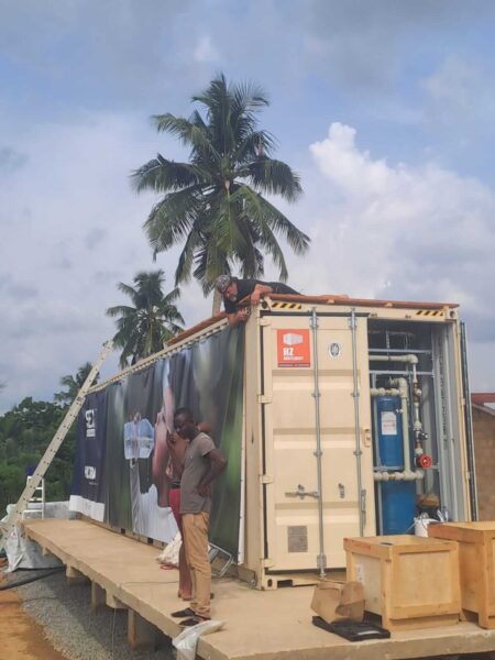 Mission Kade: Commissioning of a containerized water treatment plant in Ghana | HUTIRA